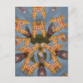 Giraffe Abstracte kunst Print Briefkaart (Voorkant)