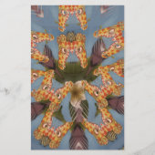 Giraffe Abstracte kunst Print Briefpapier (Voorkant)