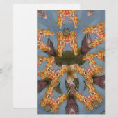 Giraffe Abstracte kunst Print Briefpapier (Voorkant / Achterkant)