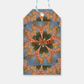 Giraffe Abstracte kunst Print Cadeaulabel (Voorkant)