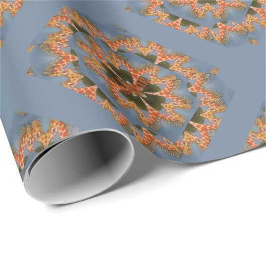 Giraffe Abstracte kunst Print Cadeaupapier (Rol Hoek)