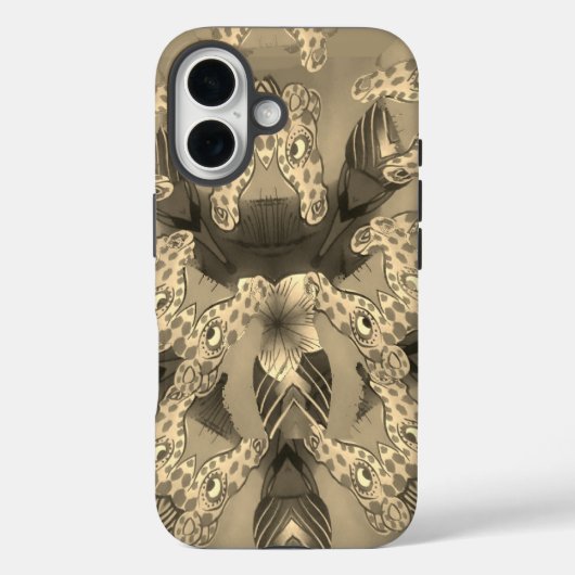 Giraffe Abstracte kunst Print Case-Mate iPhone Case (Achterkant)