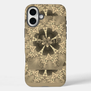 Giraffe Abstracte kunst Print iPhone 16 Plus Hoesje