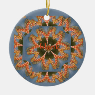 Giraffe Abstracte kunst Print Keramisch Ornament