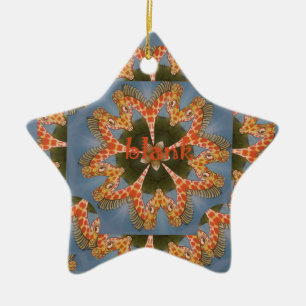 Giraffe Abstracte kunst Print Keramisch Ornament