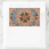 Giraffe Abstracte kunst Print Rechthoekige Sticker (Tas)