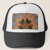 Giraffe Abstracte kunst Print Trucker Pet (Voorkant)