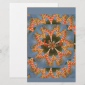 Giraffe Abstracte Kunstprint Briefpapier (Voorkant / Achterkant)