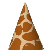 Giraffe achtergrond oerwoud safari neutraal feesthoedjes (Rechts)