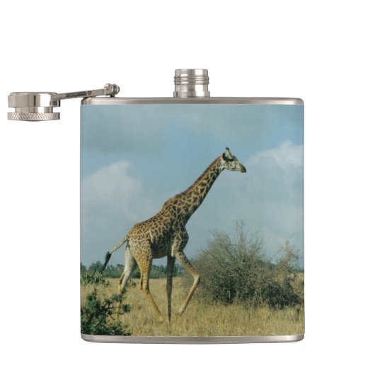 Giraffe actief heupfles (Geopend)