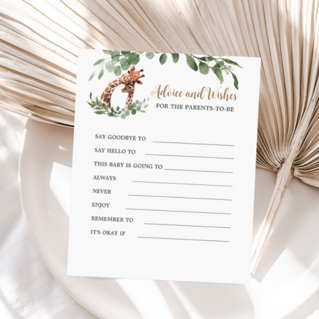 Giraffe Advies en wensen voor de ouders om te zijn (Creator heeft geüpload)