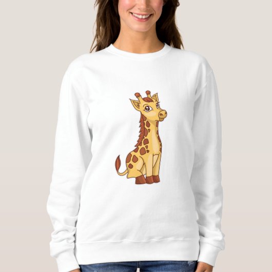 Giraffe Afbeelding Cute Trui (Voorkant)