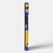 Giraffe Afdruk Geel Blauw Case-Mate iPhone Case (Achterkant / Rechts)