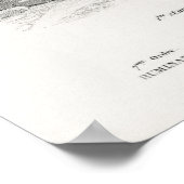 Giraffe afdruk poster (Hoek)