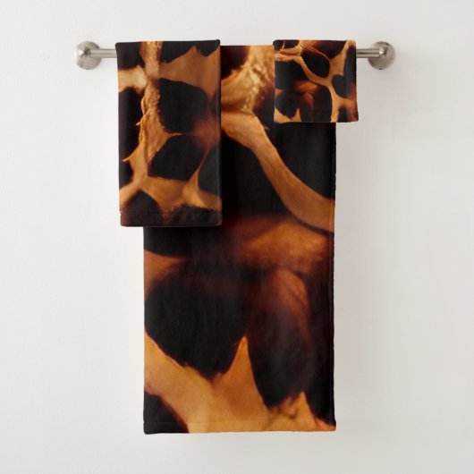 Giraffe afdrukken bad handdoek (Insitu)