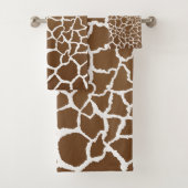 Giraffe afdrukken bad handdoek (Insitu)
