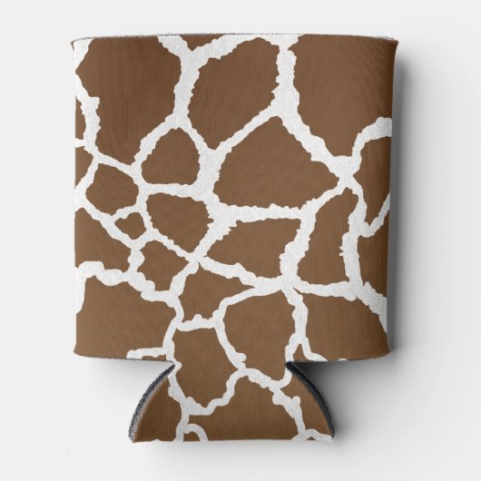 Giraffe afdrukken blikjeskoeler (Voorkant)