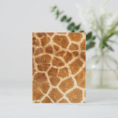 Giraffe afdrukken briefkaart (Staand voorkant)