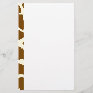 Giraffe afdrukken briefpapier