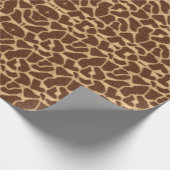 Giraffe afdrukken cadeaupapier (Hoek)