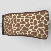 Giraffe afdrukken golfheadcover (Voorkant)