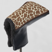 Giraffe afdrukken golfheadcover (3/4 voorkant)