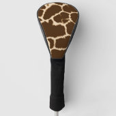 Giraffe afdrukken golfheadcover (Voorkant)