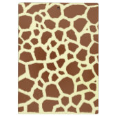 Giraffe Afdrukken Groen Apple Teacher Klembord (Achterkant)