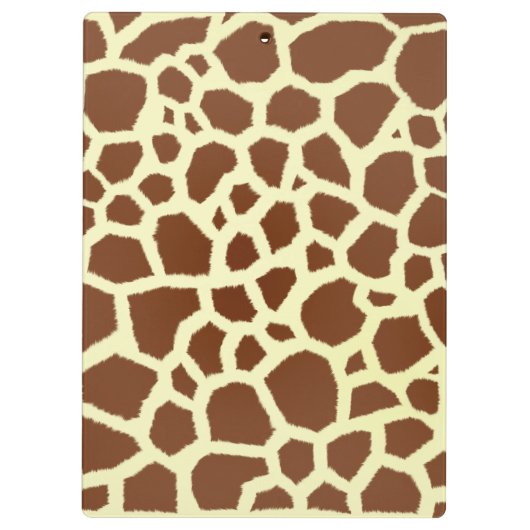 Giraffe Afdrukken Groen Apple Teacher Klembord (Achterkant)