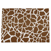 Giraffe afdrukken groot cadeauzakje (Voorkant)