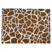 Giraffe afdrukken groot cadeauzakje (Achterkant)