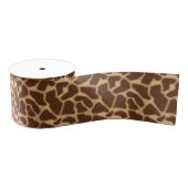 Giraffe afdrukken grosgrain lint (Spoel)