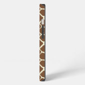 Giraffe afdrukken iPhone hoesje (Linkerkant)
