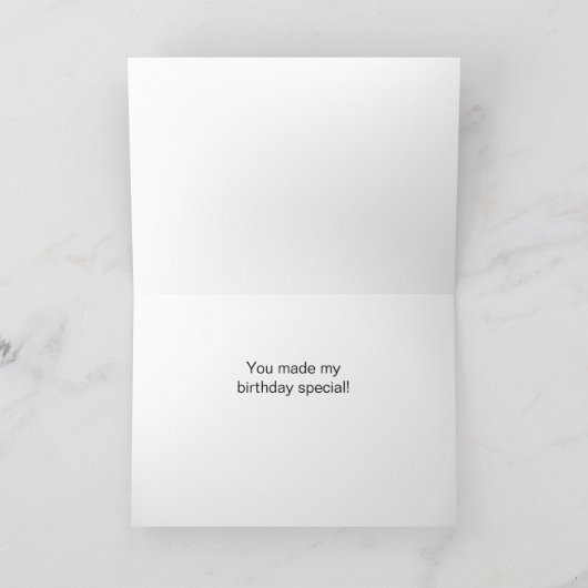 Giraffe afdrukken kaart (Binnen)