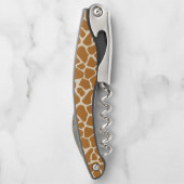 Giraffe afdrukken kurkentrekker (Achterkant)