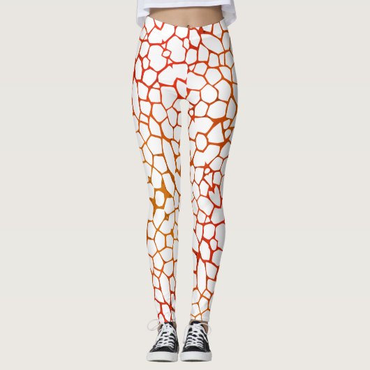 Giraffe afdrukken leggings (Voorkant)