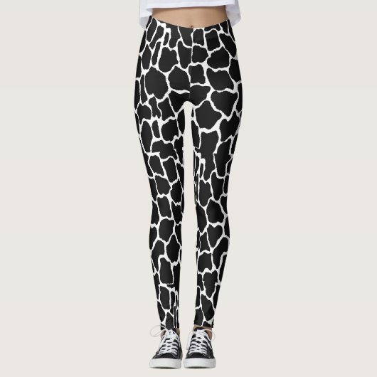 Giraffe afdrukken leggings (Voorkant)