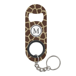 Giraffe afdrukken mini flessenopener