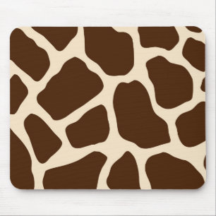 Giraffe afdrukken muismat