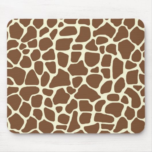 Giraffe afdrukken muismat (Voorkant)