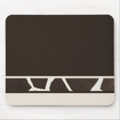 Giraffe afdrukken muismat (Voorkant)