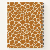 Giraffe afdrukken notitieboek (Achterkant)