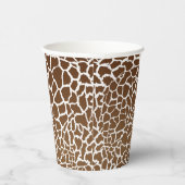 Giraffe afdrukken papieren bekers (Rechts)