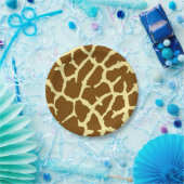 Giraffe afdrukken papieren bordje (Feest)