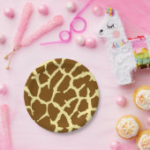 Giraffe afdrukken papieren bordje (Feest)