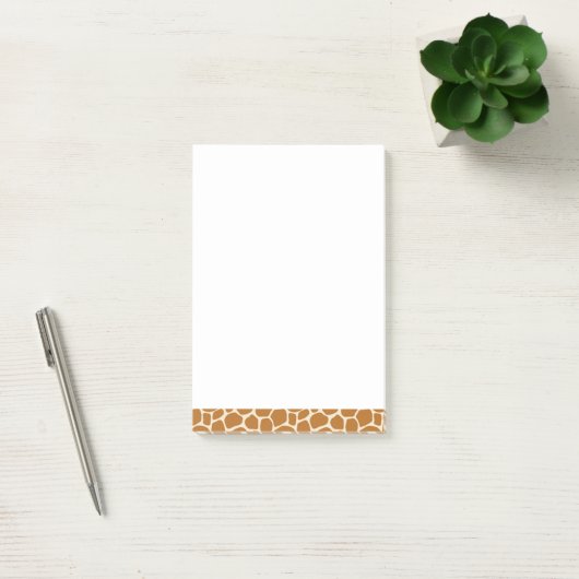 Giraffe afdrukken post-it® notes (Kantoor)