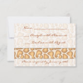 Giraffe afdrukken RSVP (Voorkant)