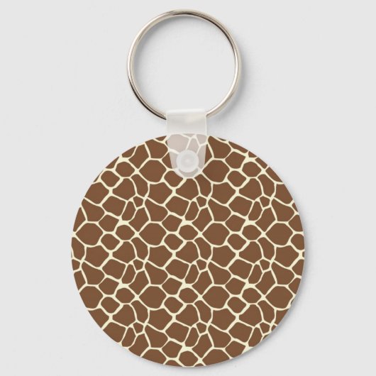 Giraffe afdrukken sleutelhanger (Voorkant)