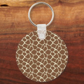 Giraffe afdrukken sleutelhanger (Voorkant)