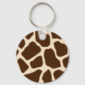 Giraffe afdrukken sleutelhanger (Voorkant)
